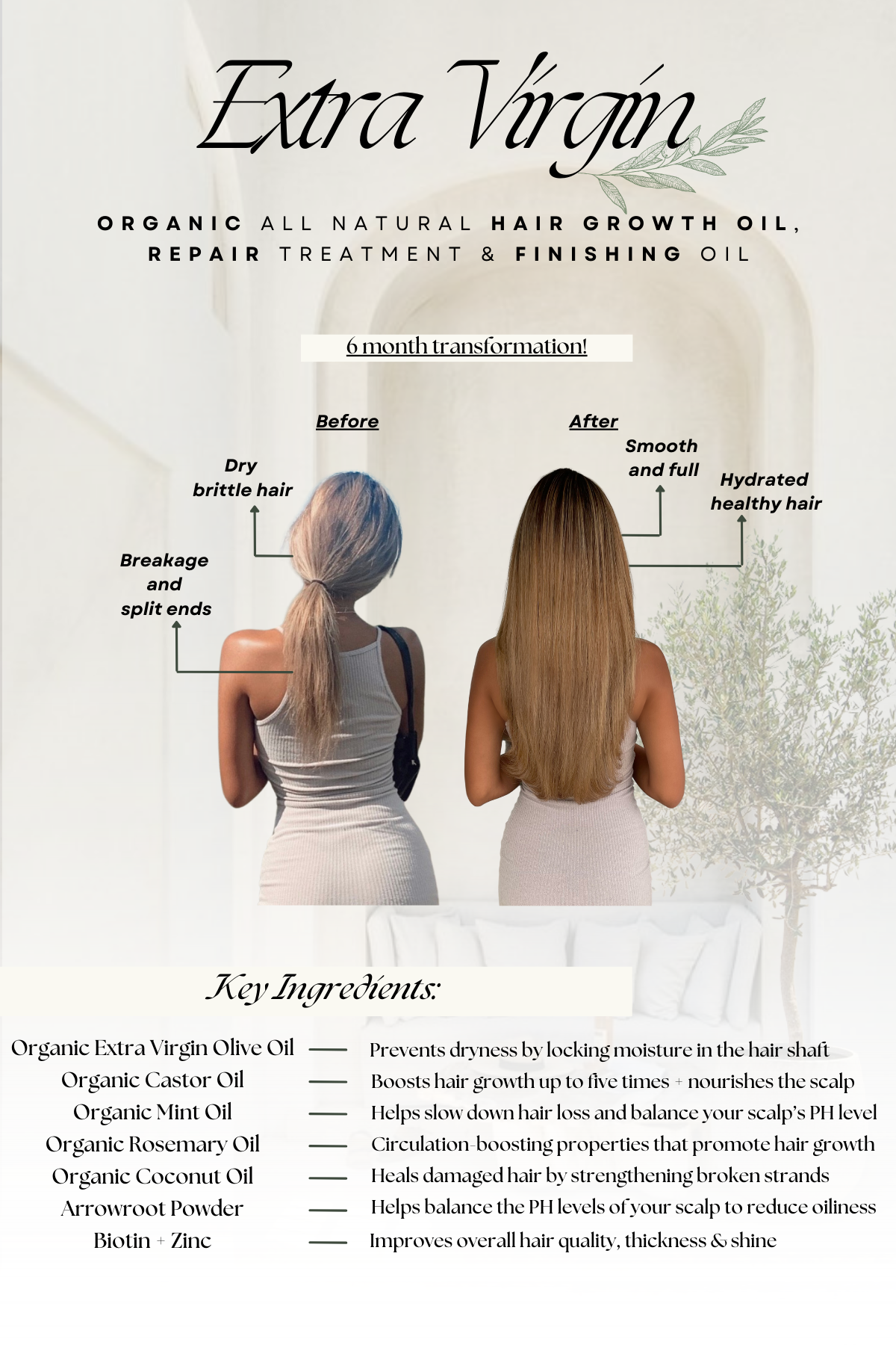Extra Virgin - Organic Hair Growth Oil